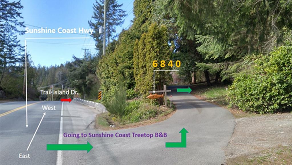 Sunshine Coast Treetop B&B Sechelt Eksteriør bilde